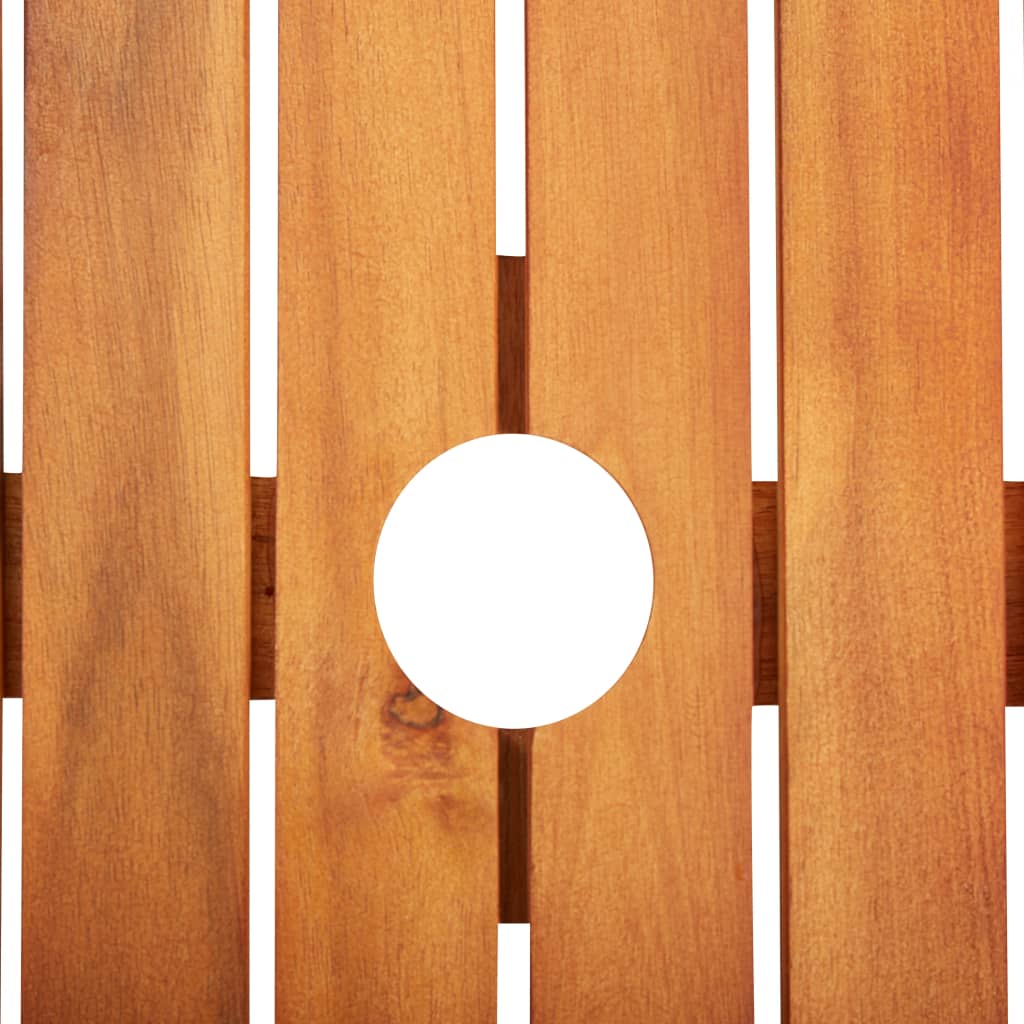 Gartentisch 150x90x74 cm Akazie Massivholz